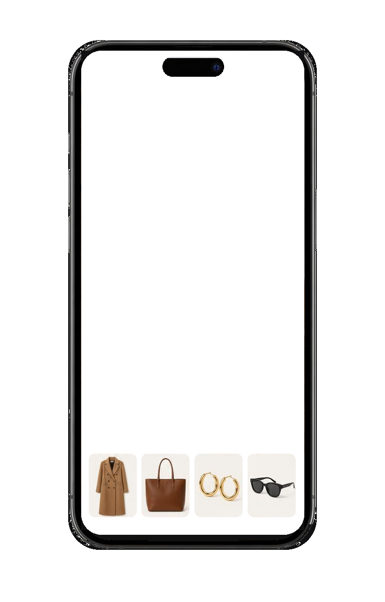 Step 2: Products appear alongside the video as it plays
